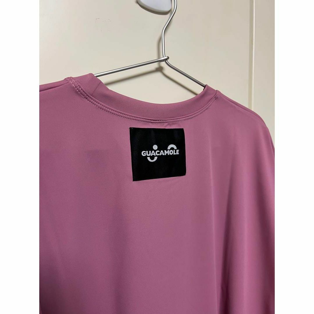 GUACAMOLE(ガカモレ)の新品　GUACAMOLE ラッシュガード　半袖　メンズ　ML ピンク メンズの水着/浴衣(水着)の商品写真