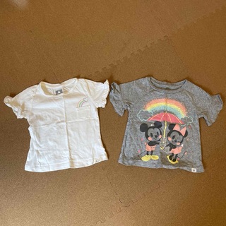 ベビーギャップ(babyGAP)のBaby GAP Tシャツ2枚セット　ミッキー&ミニー他デザイン(Ｔシャツ)