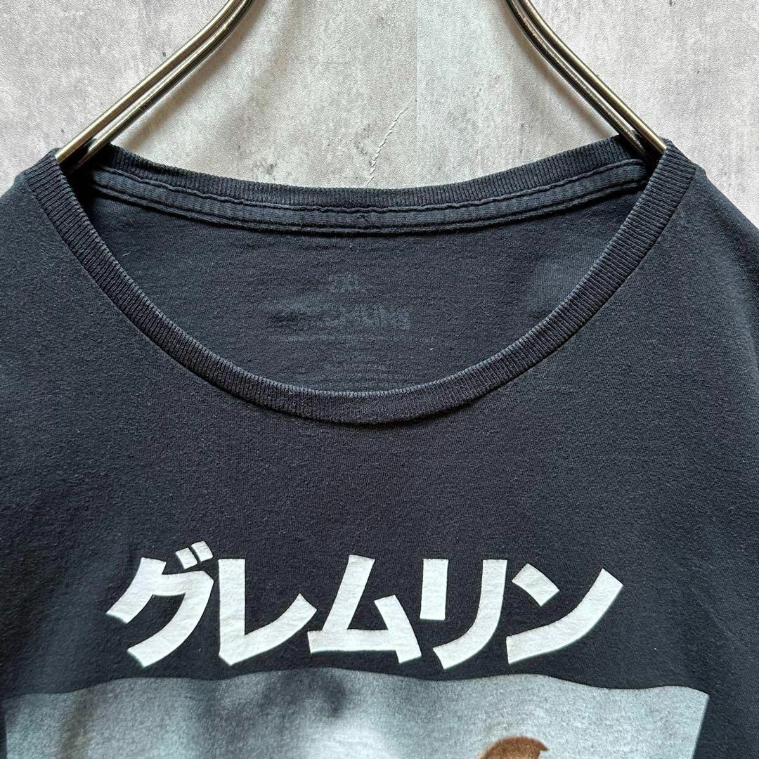 グレムリン 半袖Tシャツ メンズ 古着 2XLアメリカプリントブラック黒USA メンズのトップス(Tシャツ/カットソー(半袖/袖なし))の商品写真