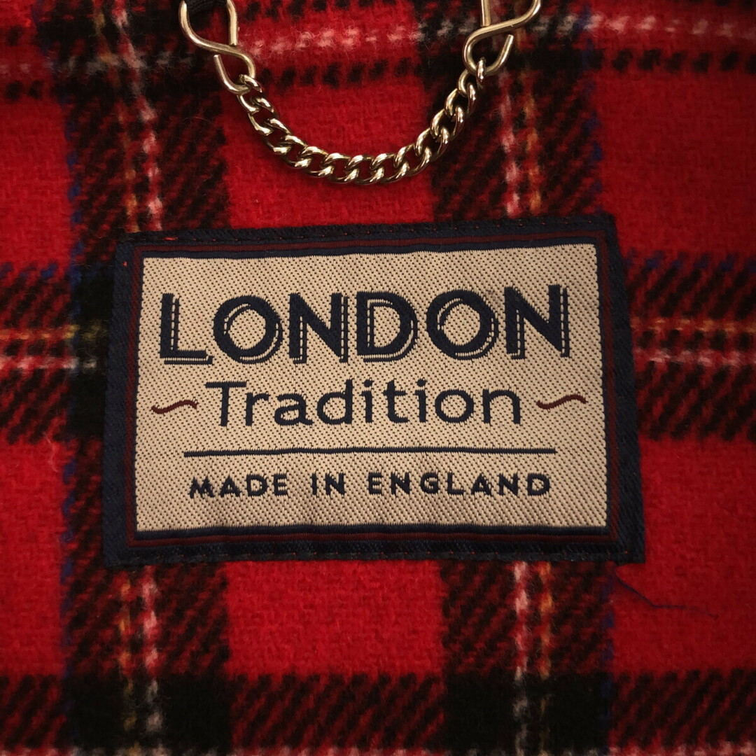 LONDON TRADITION(ロンドントラディション)のLONDONTRADITION ロンドントラディション ダッフルコート ロング丈 ウール 無地 チェック アウター メンズ メルトン メンズのジャケット/アウター(ダッフルコート)の商品写真