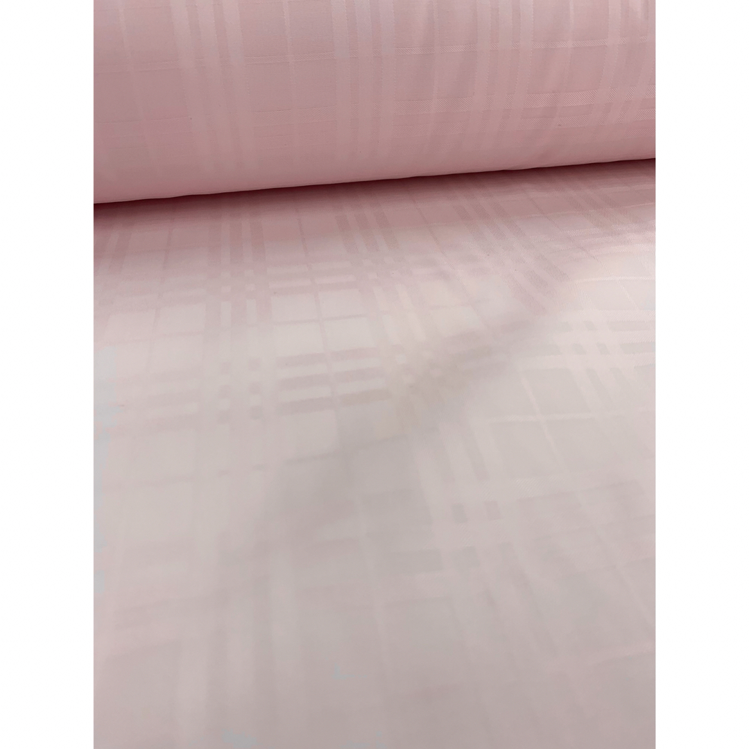 シャドーチェック　ピンク ハンドメイドの素材/材料(生地/糸)の商品写真