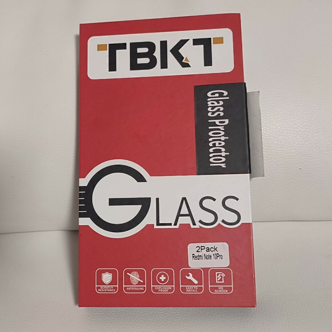 9Hガラスフィルム Xiaomi Redmi Note 10 pro スマホ/家電/カメラのスマホアクセサリー(保護フィルム)の商品写真