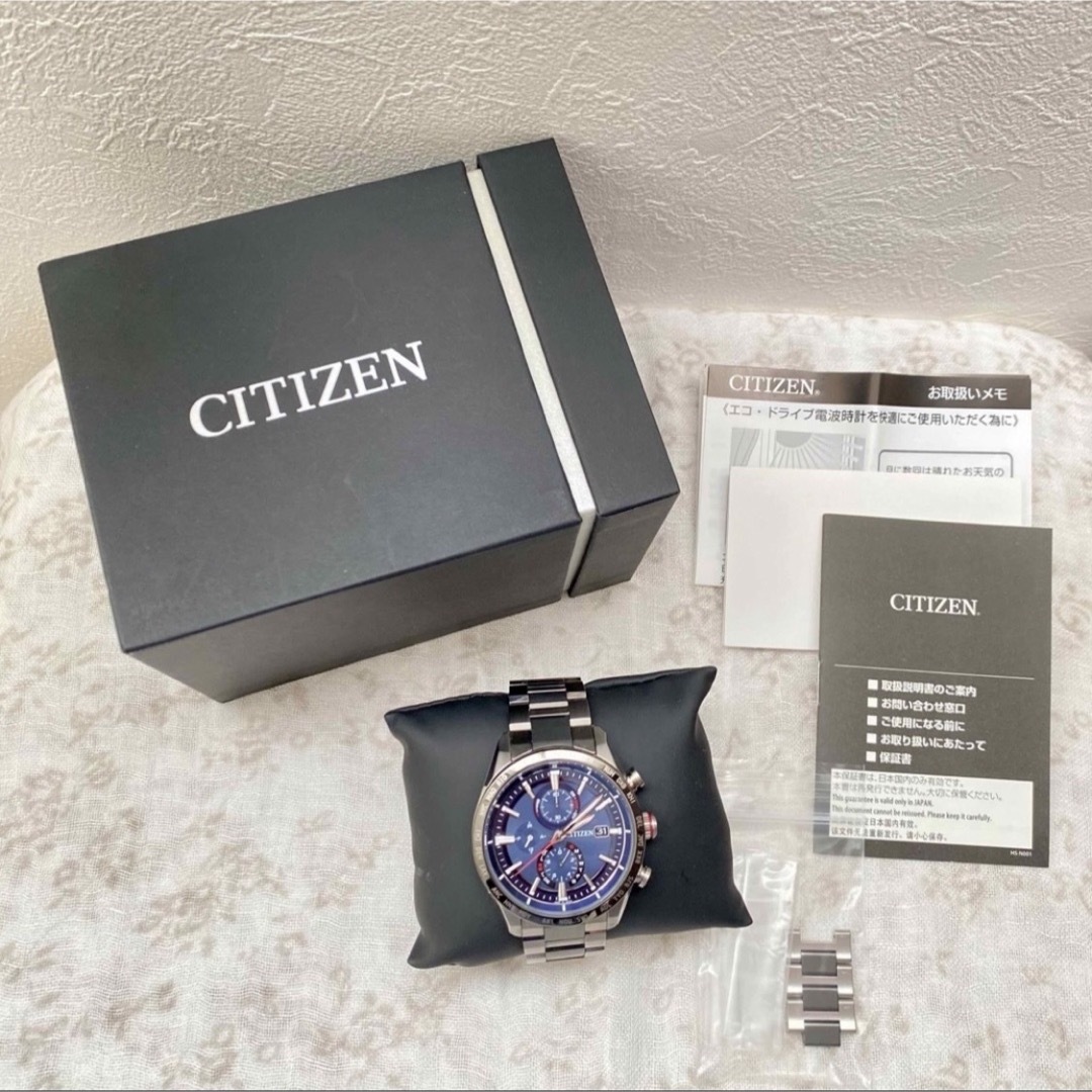 CITIZEN(シチズン)のCITIZEN アテッサ AT8186-51L エコ・ドライブ　電波時計　 メンズの時計(腕時計(アナログ))の商品写真