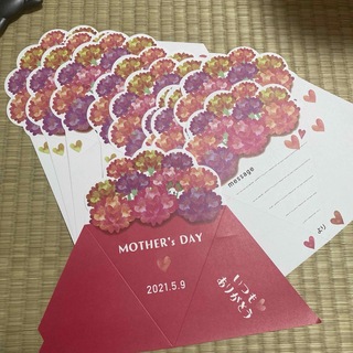 母の日メッセージカード10枚(カード/レター/ラッピング)