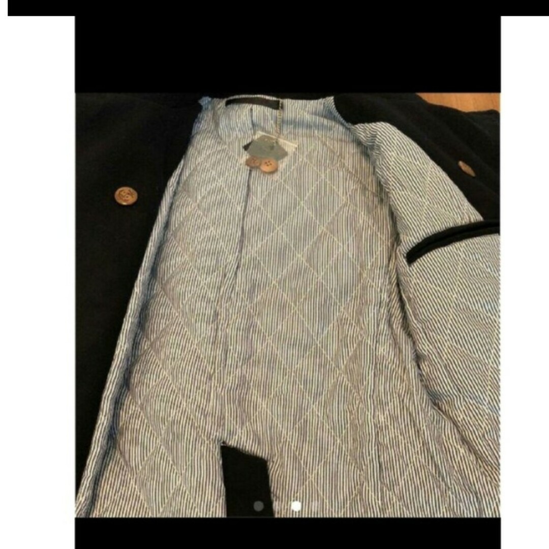 Pコート　ネイビー紺色Sサイズ検索用ジャケットアウター メンズのトップス(その他)の商品写真