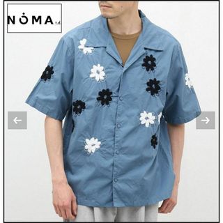 ノマティーディー(NOMA t.d.)の【NOMA t.d. for LA BOUCLE】別注フラワー 刺繍 半袖シャツ(シャツ)