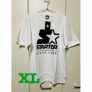 新品　STARTER BLACK LABEL Tシャツ　ホワイト　XL(Tシャツ/カットソー(半袖/袖なし))