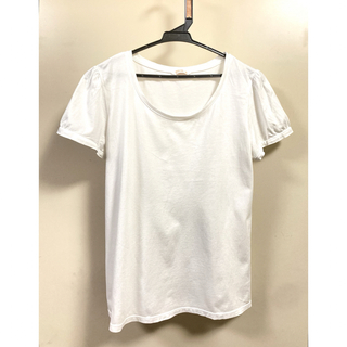 ユニクロ(UNIQLO)の【ユニクロ】コットンTシャツ XLサイズ ホワイト(Tシャツ(半袖/袖なし))