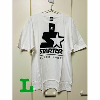 新品　STARTER BLACK LABEL Tシャツ　ホワイト　L(Tシャツ/カットソー(半袖/袖なし))