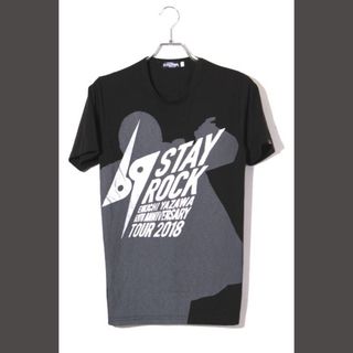 アザー(other)の矢沢永吉 コンサートツアー 2018 ステイロック 半袖Tシャツ S ブラック(Tシャツ/カットソー(半袖/袖なし))