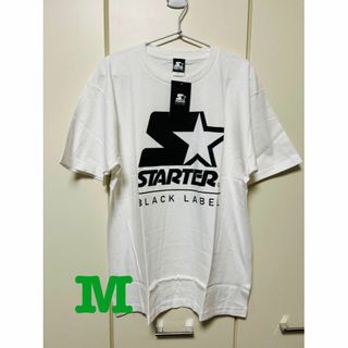 新品　STARTER BLACK LABEL Tシャツ　ホワイト　M(Tシャツ/カットソー(半袖/袖なし))