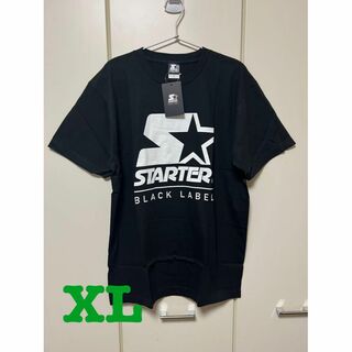 新品　STARTER BLACK LABEL Tシャツ　ブラック　XL(Tシャツ/カットソー(半袖/袖なし))