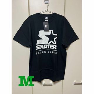 新品　STARTER BLACK LABEL Tシャツ　ブラック　M(Tシャツ/カットソー(半袖/袖なし))