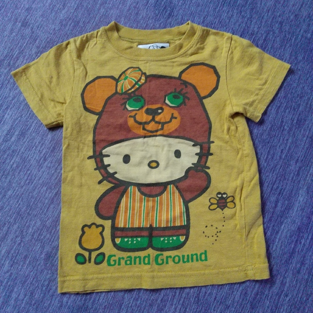 GrandGround(グラグラ)のグラグラ♥キティコラボ♥三点セット キッズ/ベビー/マタニティのキッズ服女の子用(90cm~)(Tシャツ/カットソー)の商品写真