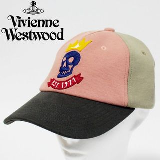 ヴィヴィアンウエストウッド(Vivienne Westwood)の新品 ヴィヴィアンウエストウッド UVカット スカルオーブ ユニセックスキャップ(キャップ)