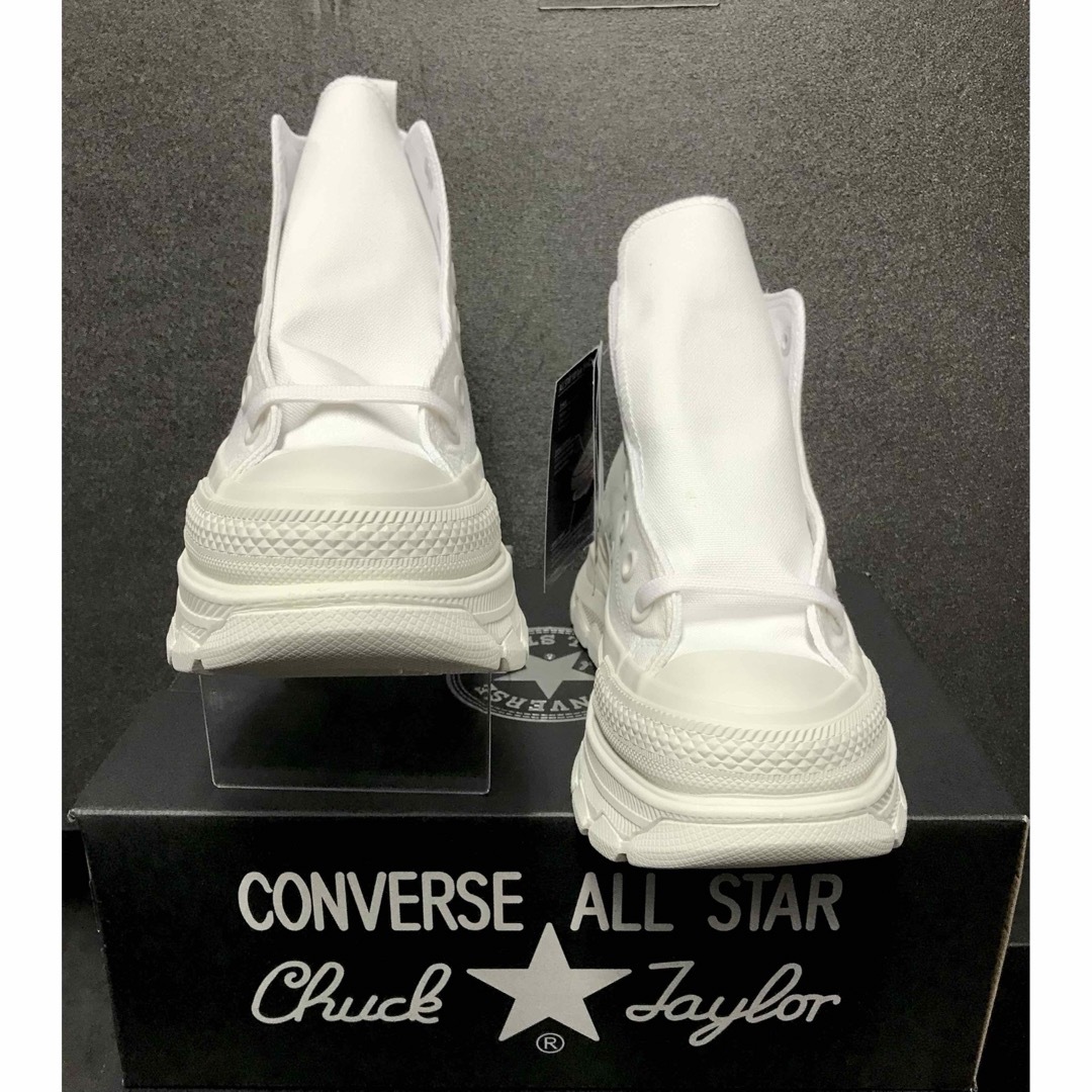 ALL STAR（CONVERSE）(オールスター)の✨新品✨コンバース オールスター トレックウェーブ MN ハイ ホワイト 厚底 メンズの靴/シューズ(スニーカー)の商品写真