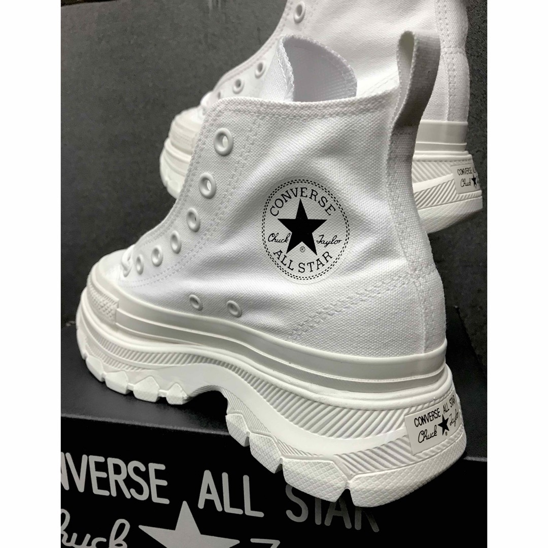 ALL STAR（CONVERSE）(オールスター)の✨新品✨コンバース オールスター トレックウェーブ MN ハイ ホワイト 厚底 メンズの靴/シューズ(スニーカー)の商品写真