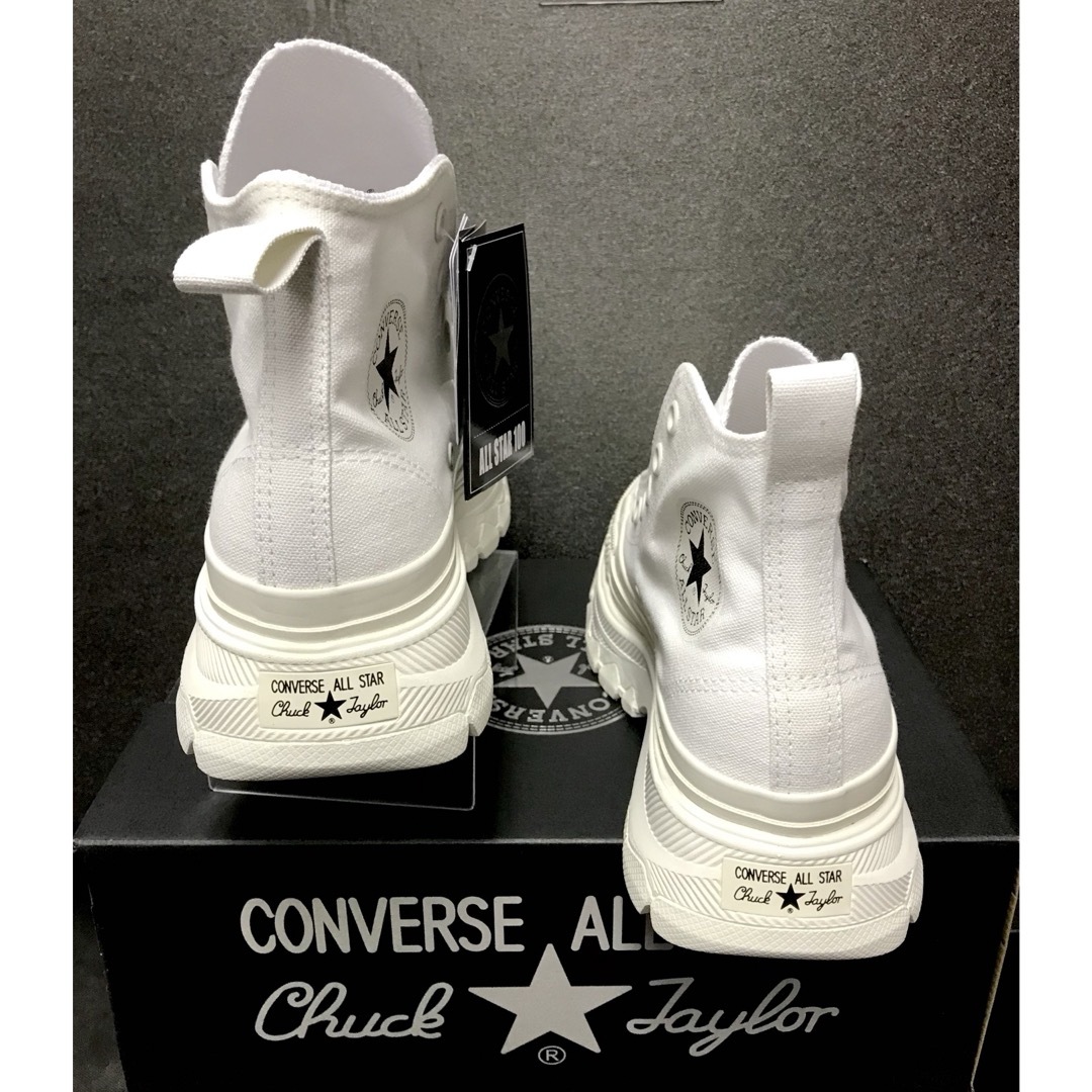 ALL STAR（CONVERSE）(オールスター)の✨新品✨コンバース オールスター トレックウェーブ MN ハイ ホワイト 厚底 メンズの靴/シューズ(スニーカー)の商品写真