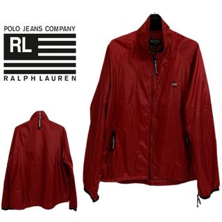 ポロラルフローレン(POLO RALPH LAUREN)のPOLO JEANS CO. RALPH LAUREN ナイロンブルゾン レッド(ナイロンジャケット)