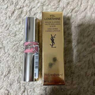 イヴサンローラン(Yves Saint Laurent)のイヴ・サンローランラブシャインリップスティック201(口紅)