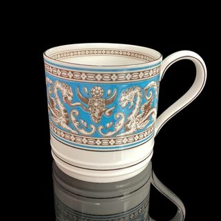 WEDGWOOD - ★未使用★ウェッジウッド フロレンティーン ターコイズ マグカップ