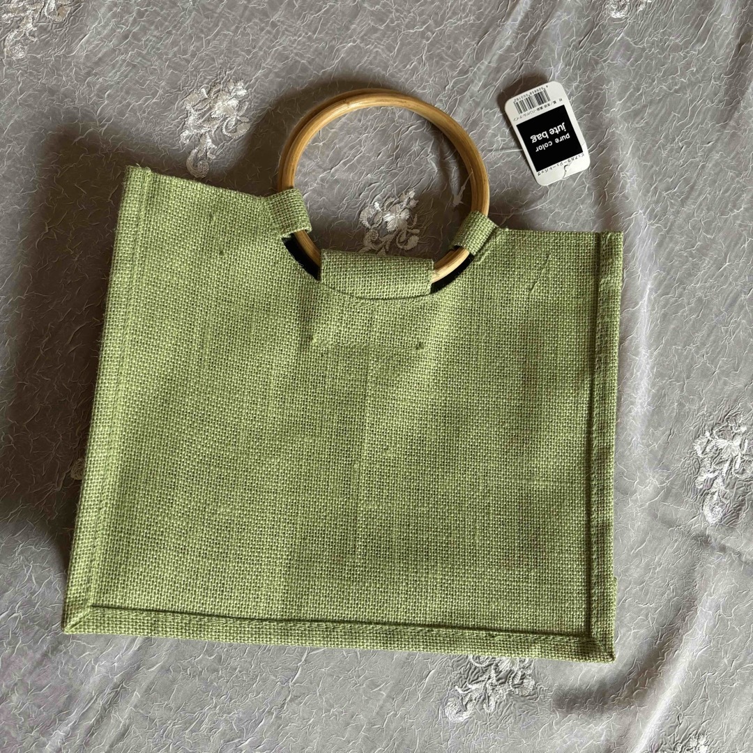 °.＊  ナチュラルなデザインが可愛い♩麻のハンドバッグ＊.° レディースのバッグ(ハンドバッグ)の商品写真