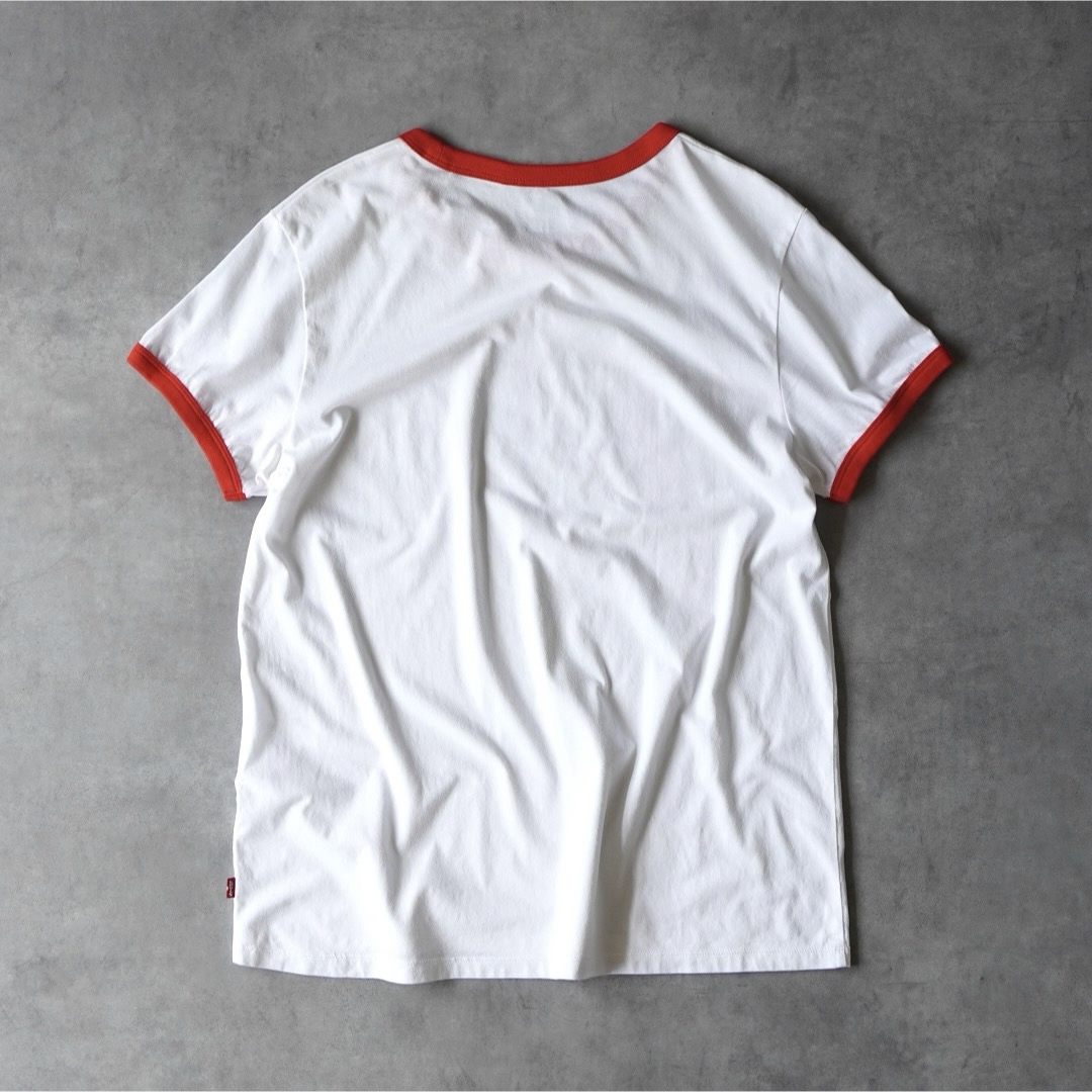 Levi's(リーバイス)の10s Levi's ロゴプリント リンガーTシャツ メンズのトップス(Tシャツ/カットソー(半袖/袖なし))の商品写真