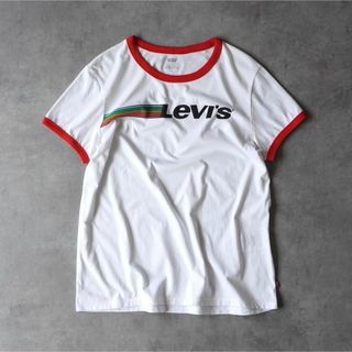 リーバイス(Levi's)の10s Levi's ロゴプリント リンガーTシャツ(Tシャツ/カットソー(半袖/袖なし))