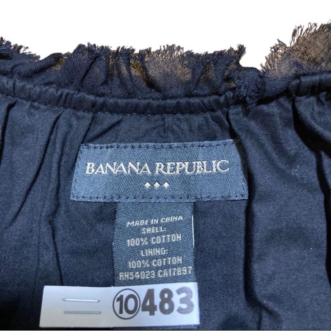 Banana Republic(バナナリパブリック)の【古着】レディース バナリパ 半袖ワンピース ひざ丈ワンピース レディースのワンピース(ロングワンピース/マキシワンピース)の商品写真