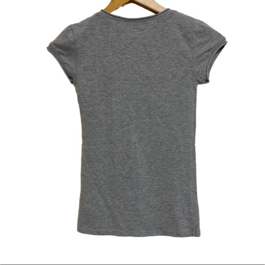 ZARA(ザラ)の【古着】レディース ZARA 半袖Tシャツ カットソー タイト レディースのトップス(Tシャツ(半袖/袖なし))の商品写真
