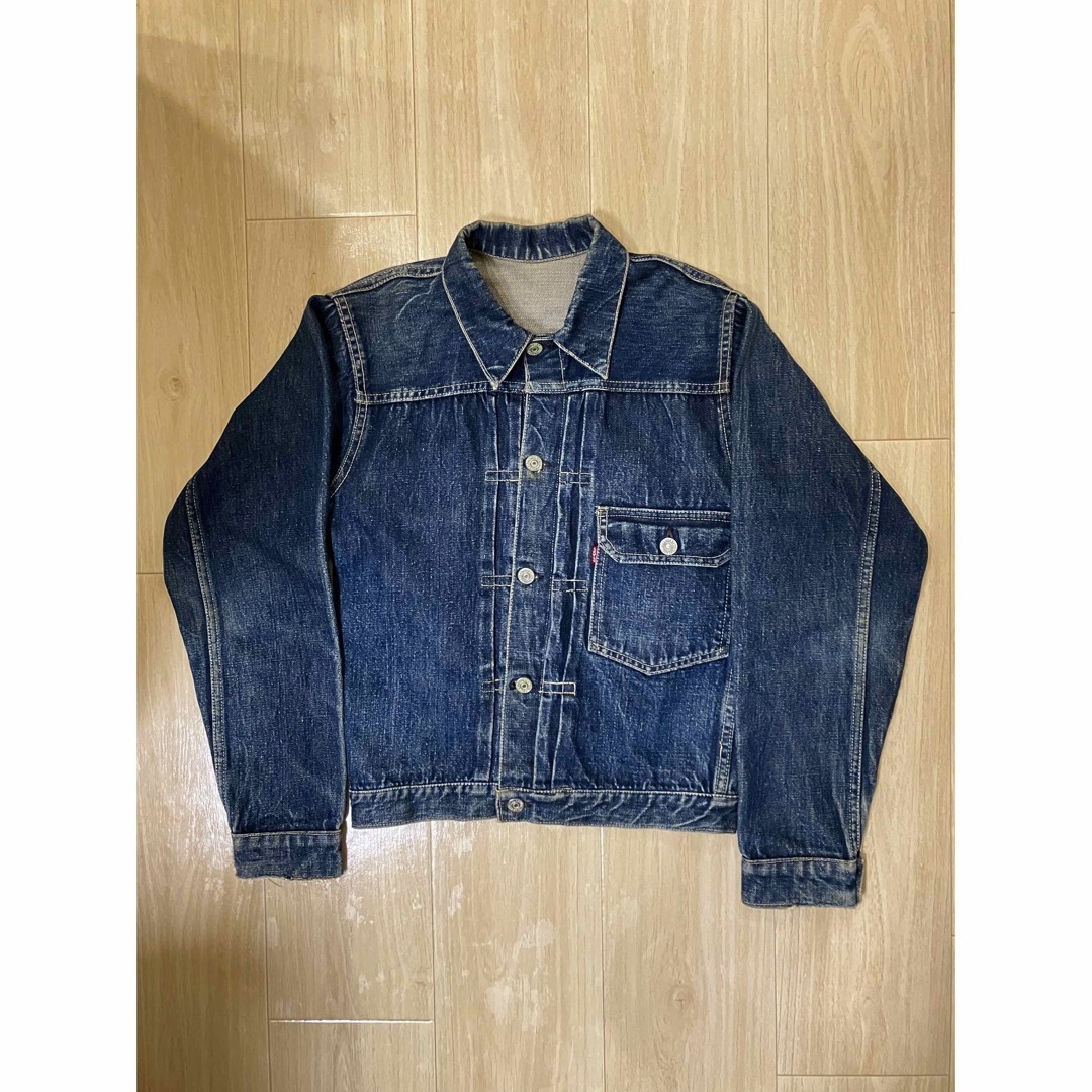 Levi's(リーバイス)の【濃紺】Levi’s 506xx 1st ジャケット 針刺し 47モデル レディースのジャケット/アウター(Gジャン/デニムジャケット)の商品写真