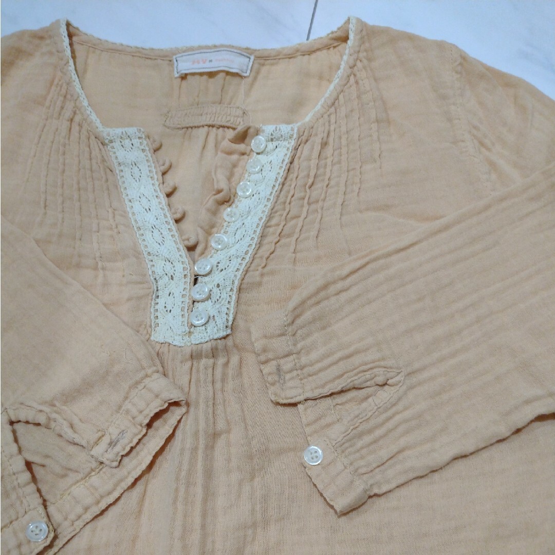 レディース　綿ガーゼブラウス レディースのトップス(シャツ/ブラウス(長袖/七分))の商品写真