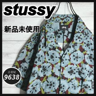 ステューシー(STUSSY)の【新品未使用!!】ステューシー ✈︎オープンカラー ゆるだぼ 半袖シャツ(Tシャツ/カットソー(半袖/袖なし))