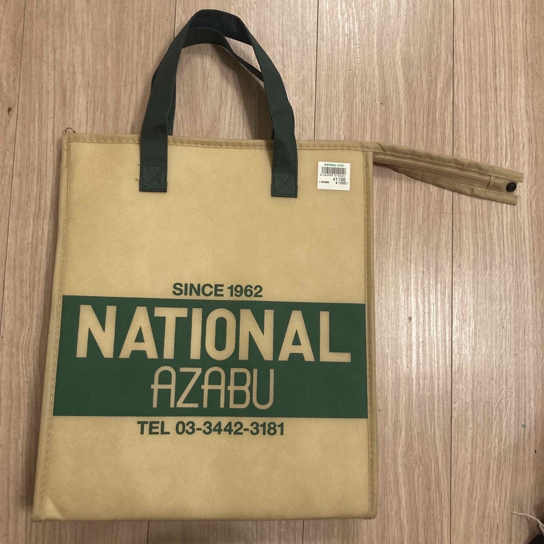 【新品未使用】ナショナル麻布　ORIGINAL COOLER BAG BEIGE レディースのバッグ(トートバッグ)の商品写真