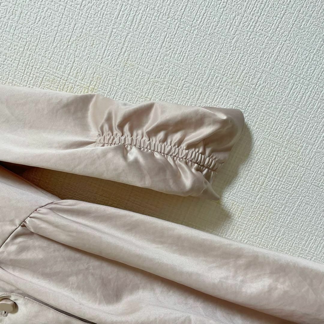 SNIDEL(スナイデル)のスナイデル　スプリングコート　トレンチ　上着　レア　日本製　春　リボン レディースのジャケット/アウター(トレンチコート)の商品写真