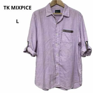 THE SHOP TK - 訳あり TK MIXPICE  ザショップティーケー シャツ L 麻