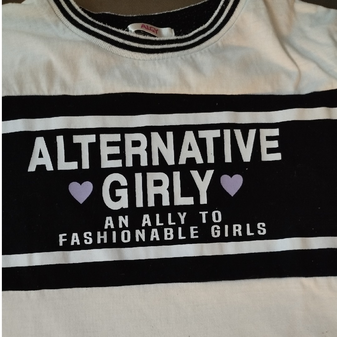 ALGY(アルジー)の☆美品☆ALGY kids半袖Tシャツ☆ キッズ/ベビー/マタニティのキッズ服女の子用(90cm~)(Tシャツ/カットソー)の商品写真