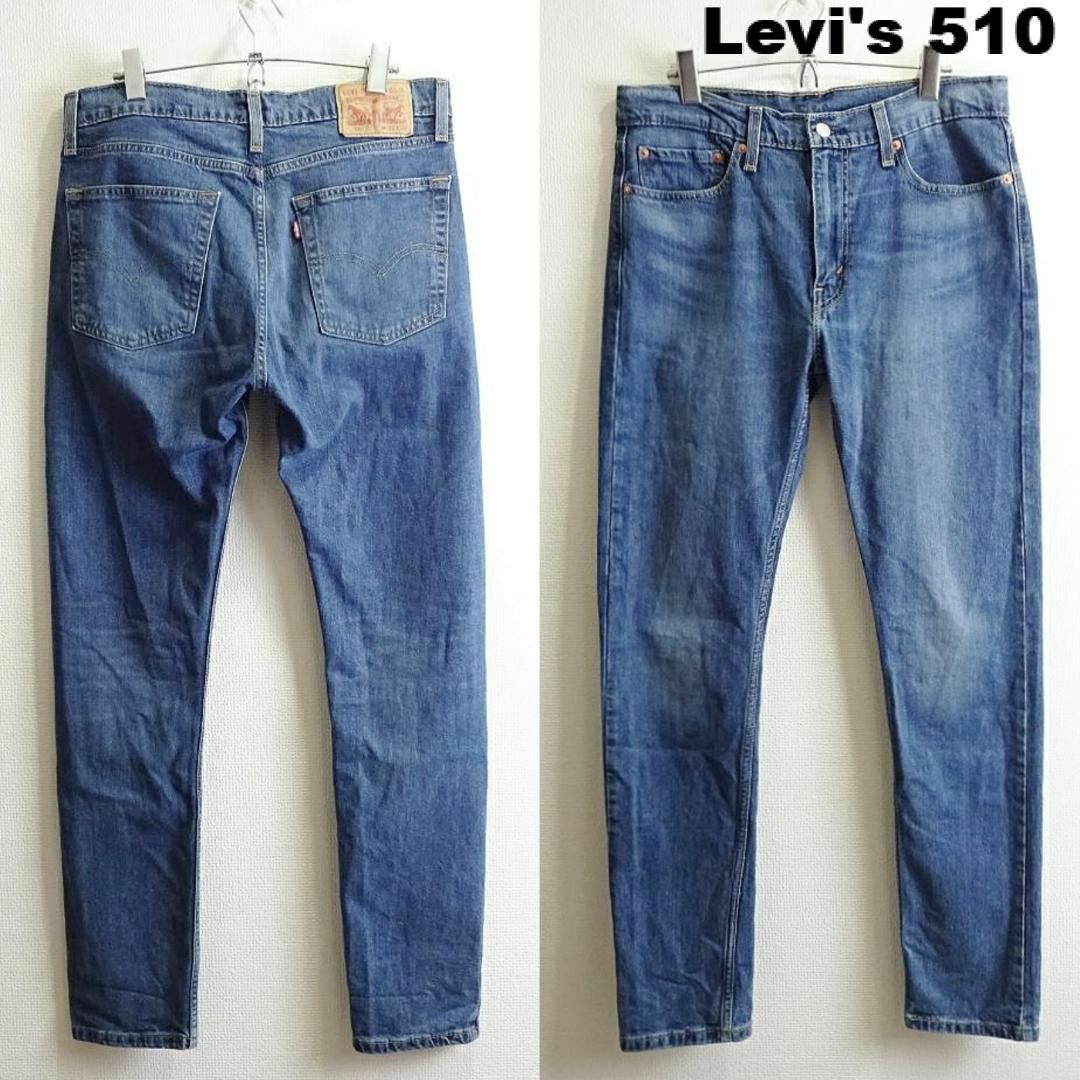 Levi's(リーバイス)のリーバイス　510　W84cm　スキニーデニム　ストレッチ　インディゴブルー メンズのパンツ(デニム/ジーンズ)の商品写真