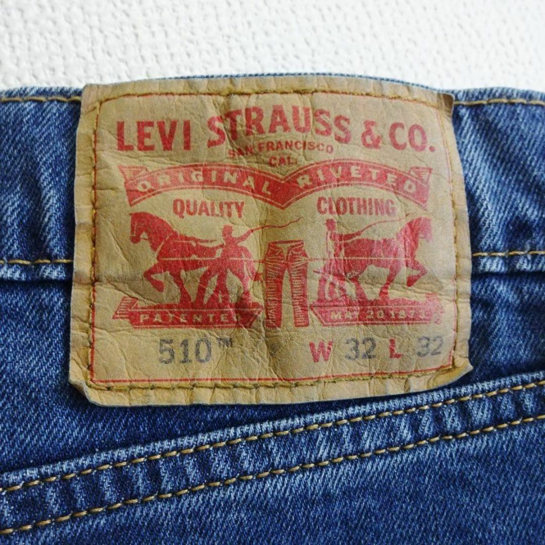 Levi's(リーバイス)のリーバイス　510　W84cm　スキニーデニム　ストレッチ　インディゴブルー メンズのパンツ(デニム/ジーンズ)の商品写真