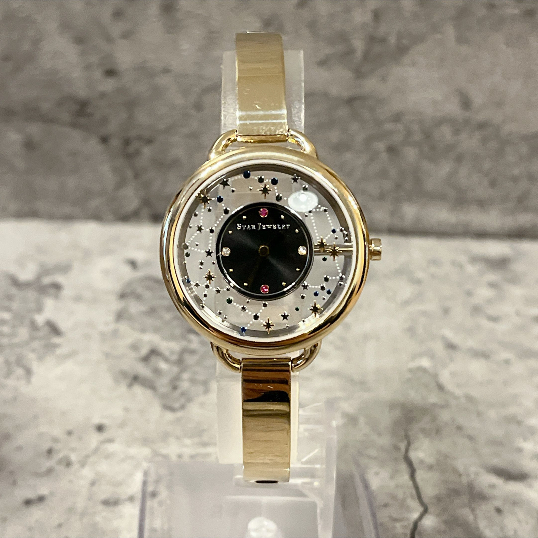 STAR JEWELRY(スタージュエリー)の美品 STAR JEWELRY トランスペアレント 2018年 腕時計 稼動品 レディースのファッション小物(腕時計)の商品写真