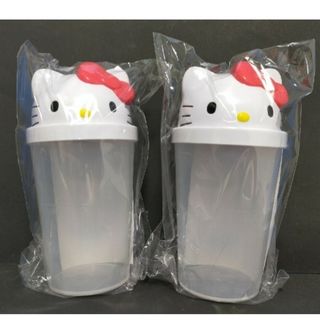 サンリオ(サンリオ)の【新品未使用】ハローキティ　シェイカー　250ml 2個セット(グラス/カップ)