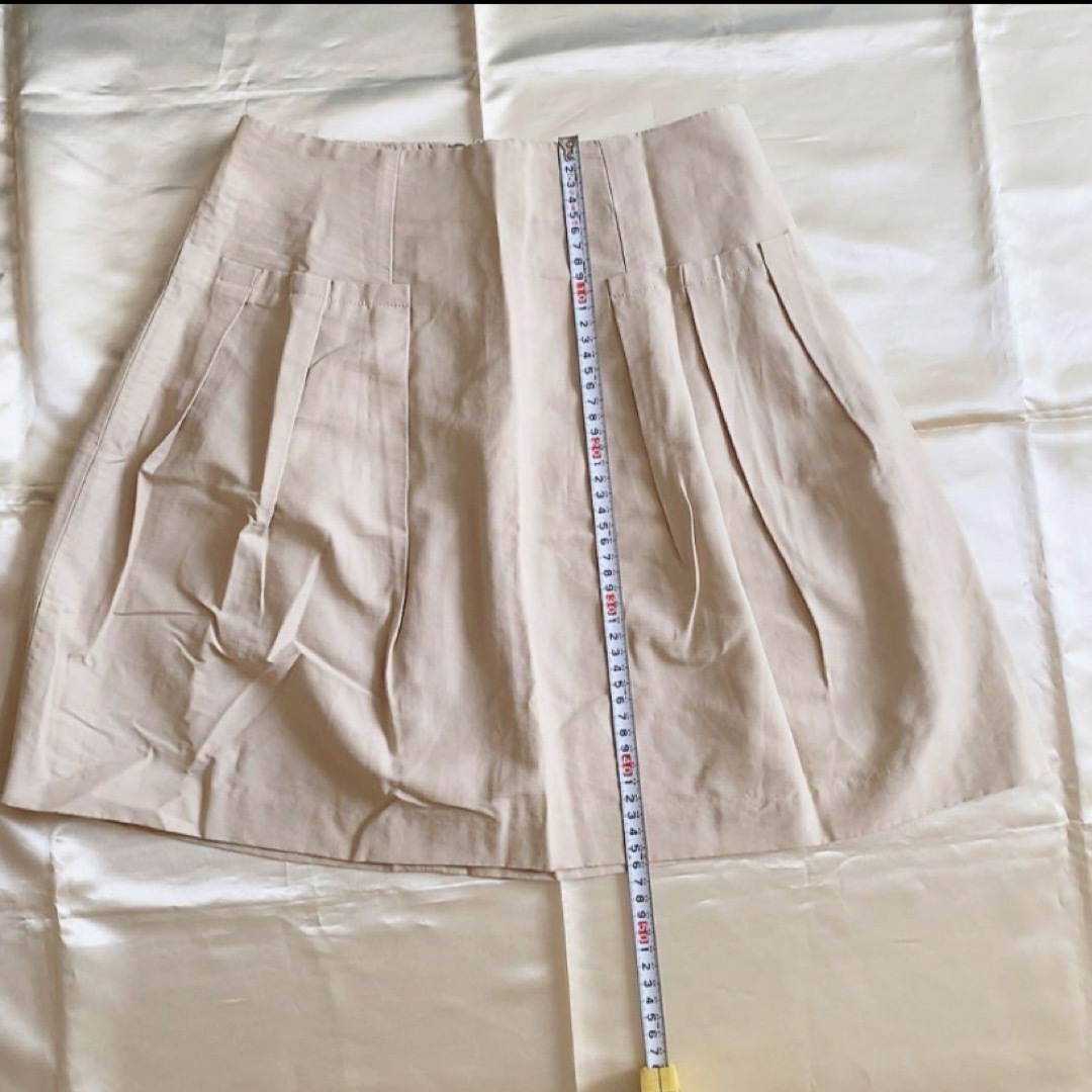 Rope' Picnic(ロペピクニック)のロベピクニック　ベージュ　ミニスカート レディースのスカート(ミニスカート)の商品写真