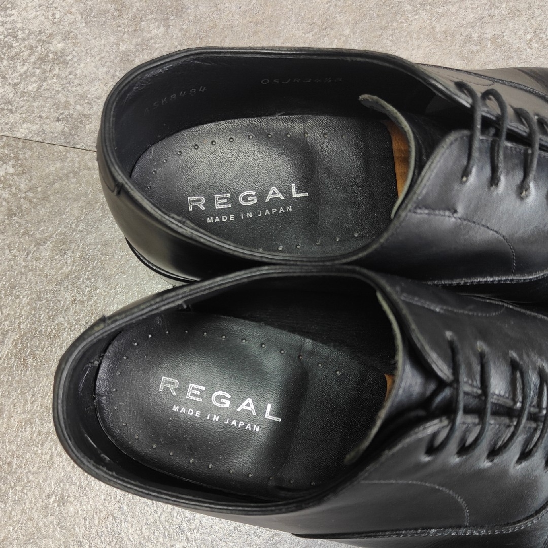 REGAL(リーガル)の【REGAL】リーガル ストレートチップ レザーシューズ ブラック メンズの靴/シューズ(ドレス/ビジネス)の商品写真