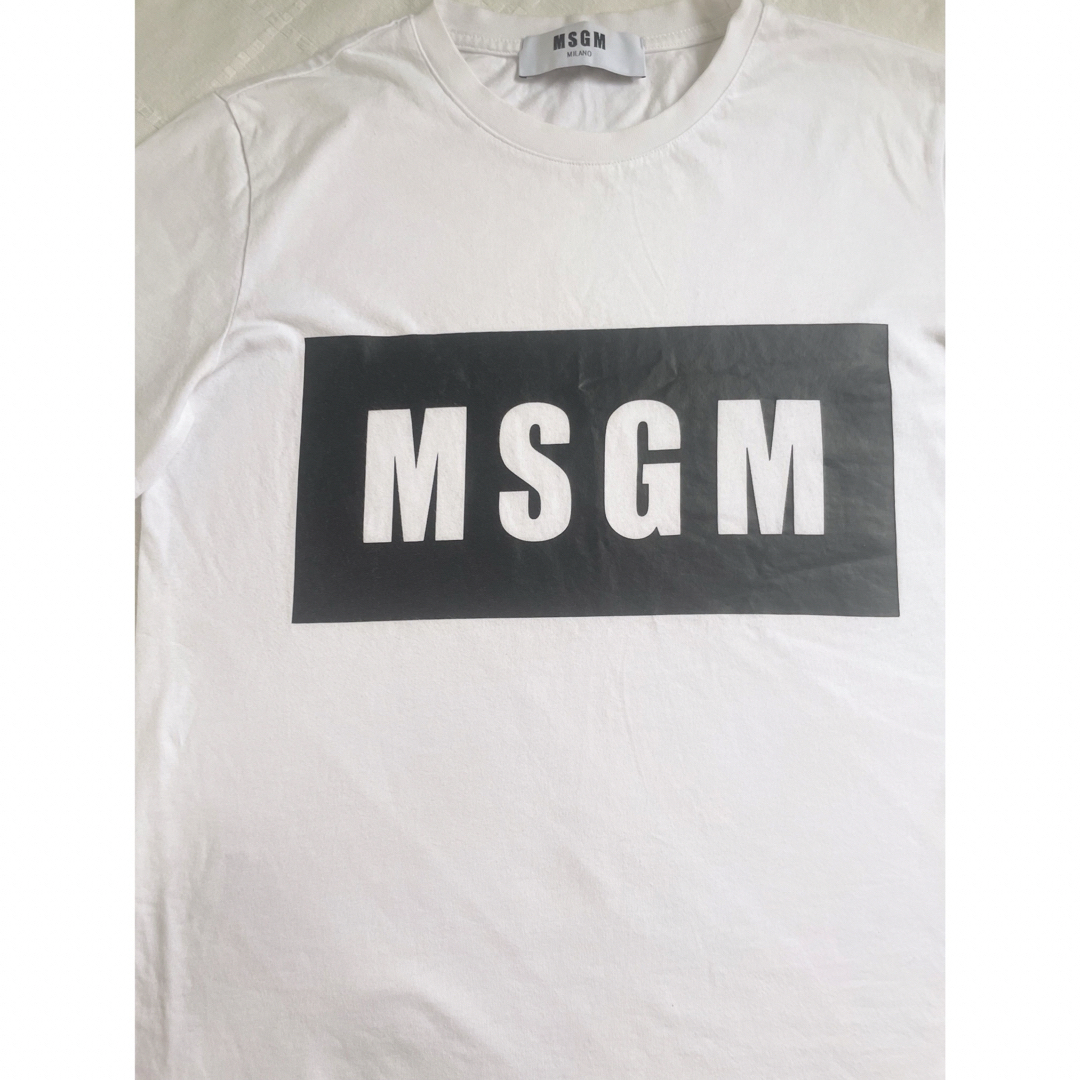 MSGM(エムエスジイエム)の【人気】定価¥15,000 MSGM Tシャツ 半袖 レディースのトップス(Tシャツ(半袖/袖なし))の商品写真