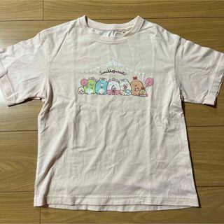 UNIQLO UT すみっコぐらし 130 ピンク 綿100% Tシャツ 半袖