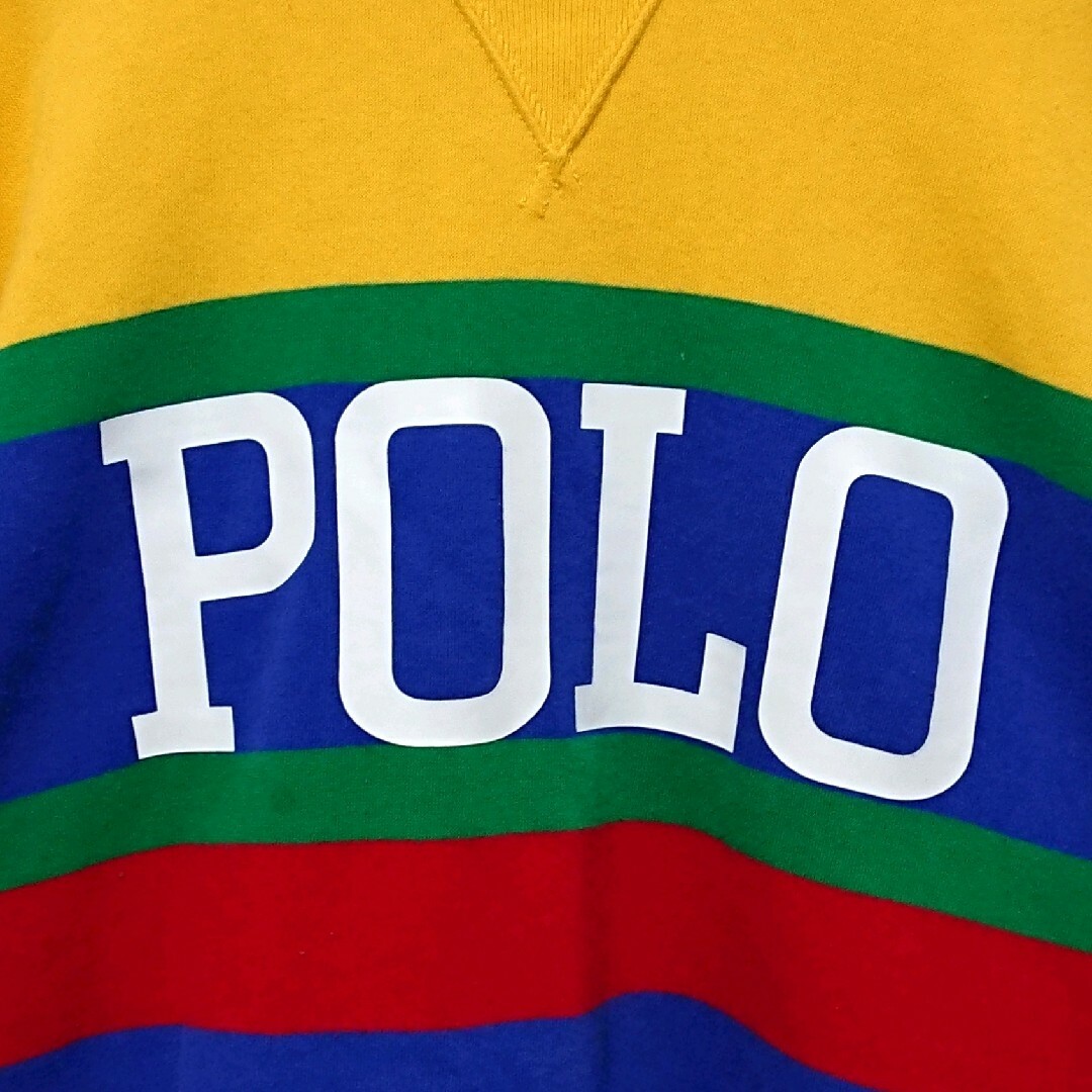 POLO RALPH LAUREN(ポロラルフローレン)のポロラルフローレン フロント ロゴ マルチカラー プルオーバー スウェット メンズのトップス(スウェット)の商品写真