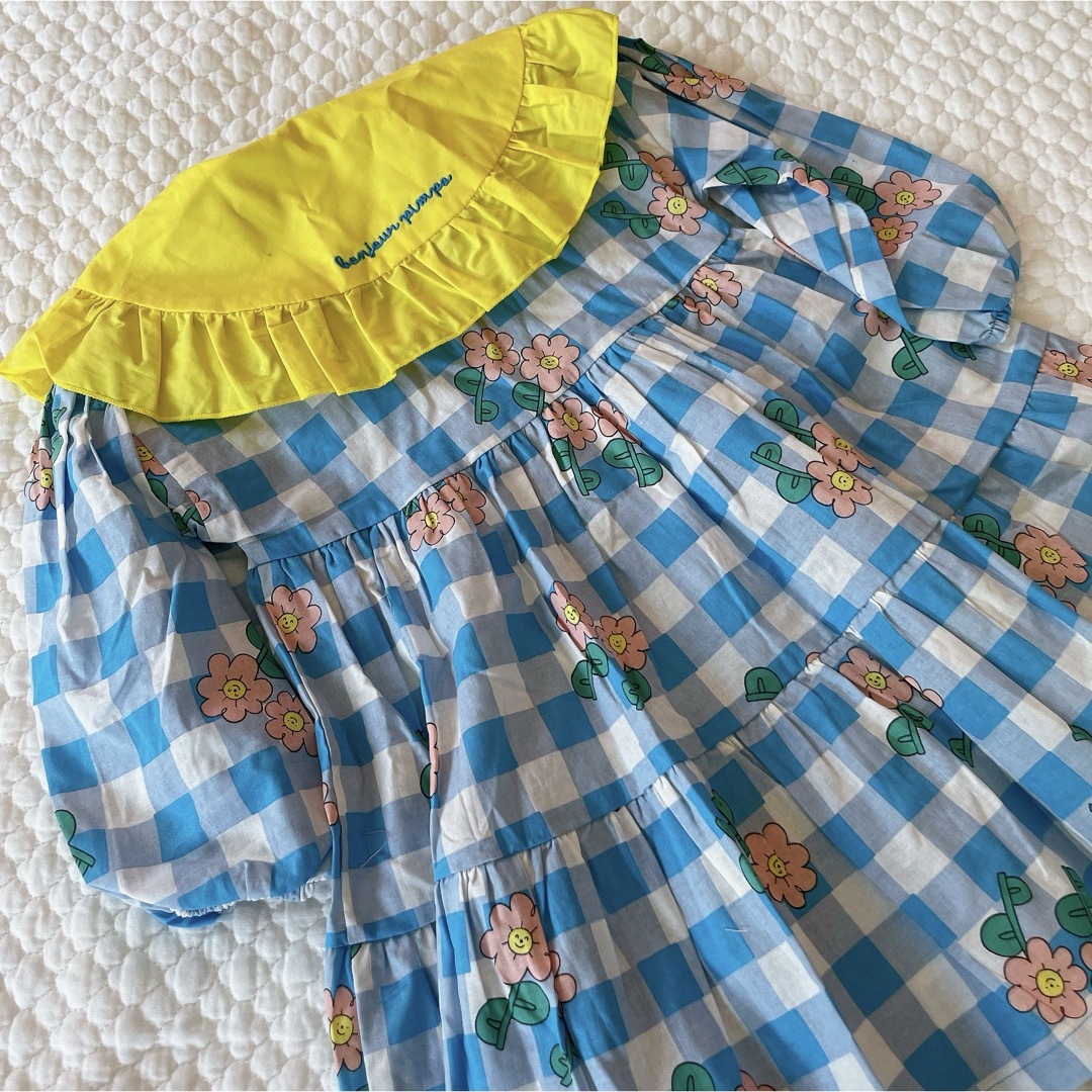 pimpollo ピンポヨ ワンピース 長袖 キッズ/ベビー/マタニティのキッズ服女の子用(90cm~)(ワンピース)の商品写真