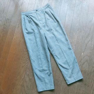 アーバンリサーチアイテムズ(URBAN RESEARCH ITEMS)の【items Urban Research】グレンチェック柄テーパードパンツ(クロップドパンツ)