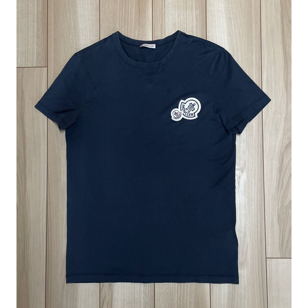 MONCLER(モンクレール)の［国内正規品］モンクレール　ダブルワッペン　Tシャツ　M メンズのトップス(Tシャツ/カットソー(半袖/袖なし))の商品写真
