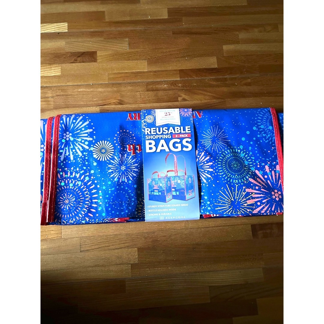 コストコ(コストコ)のコストコ25周年エコバッグ2枚セット レディースのバッグ(エコバッグ)の商品写真